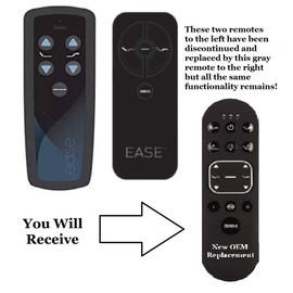 Replacement Remote Compatible with Ease Sealy All Generations (Upgraded Black Version) Adjustable Beds