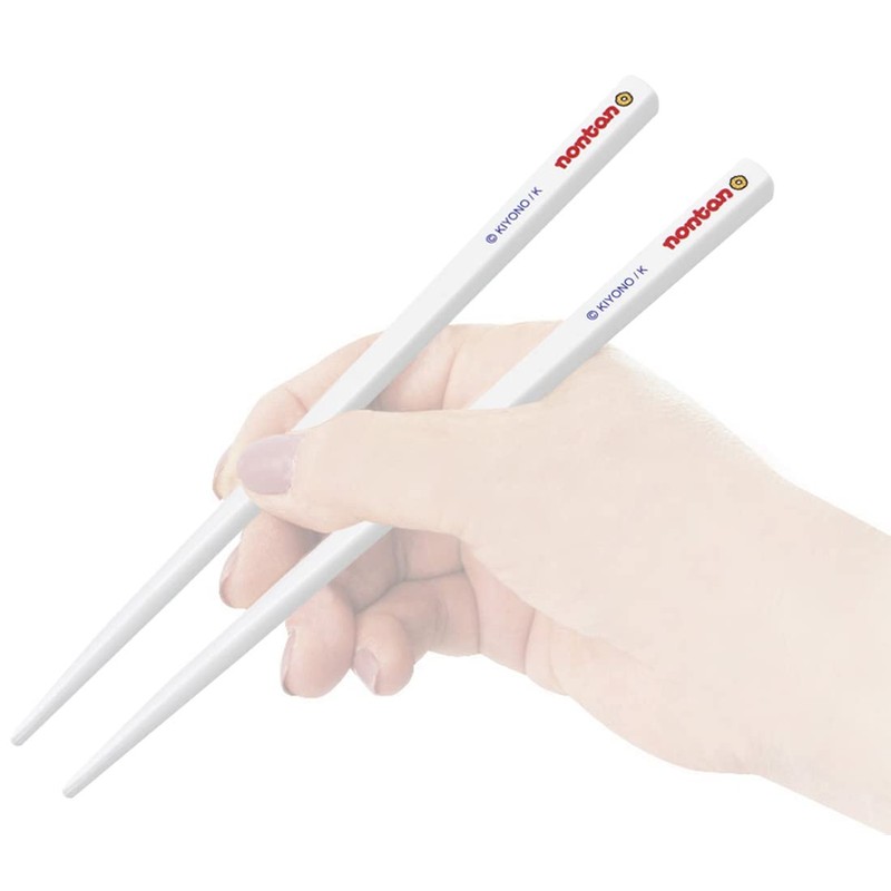 Skater ABS2AMAG-A Children's Chopsticks & Chopsticks Case Set, Antibacterial, Non-Tan,