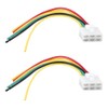 2 x 6 Pin Motorcycle Regulator Connector M551 - A075