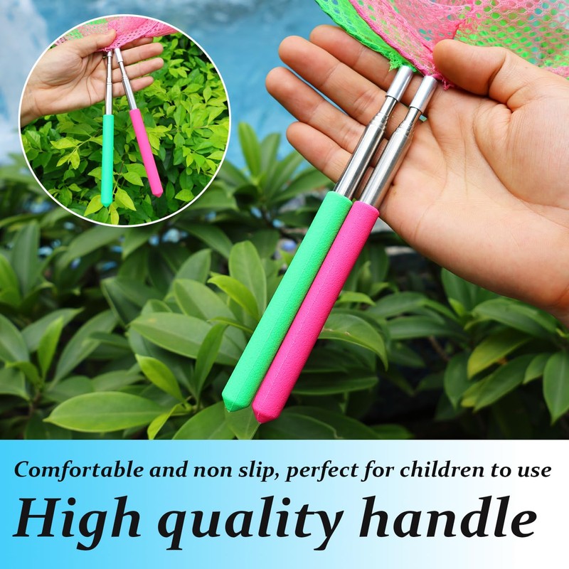 Outdoor Exploration Telescopic Bug-Catching Nets, Fishing Nets, Butterfly Nets for