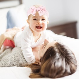 Baby Hair Band, Baby Bow Hair Bands, Baby Girl Nylon Headbands, Bowknot, Elastic Hair Band, Baby Headbands, Baby Girl, Baby Headband for Girls, Hair Bands, Baby Headband