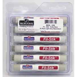 Mohawk M230-1230 Fil-Stik Putty Sticks, 12 Colors Kit, Light Gray, Box of 12 (2-Pack)