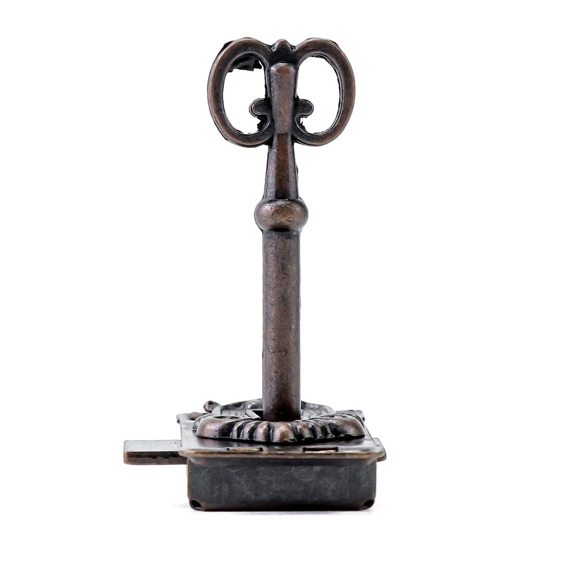 QWORK® 3 Pieces Antique Cabinet Door Lock Sets, Retro Locks