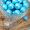 Light Blue Shimmer Gumballs 1 Inch Gumballs, 2 Pound Bulk