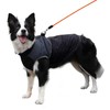 JoyDaog Warm Fleece Dog Coats for Medium Dogs,D-Rings Waterproof Puppy