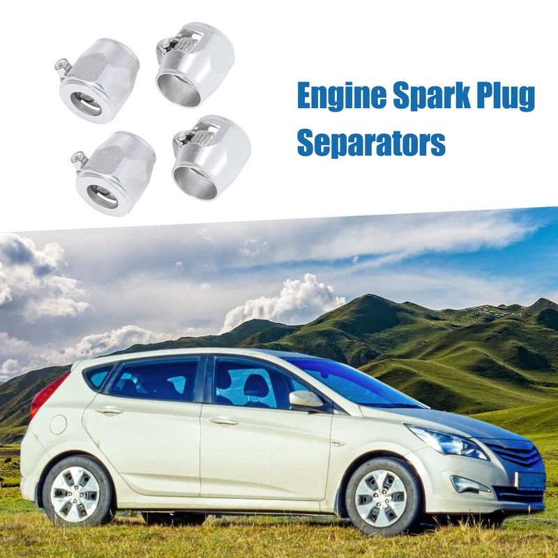 A ABSOPRO AN8 Engine Spark Plug Separators Aluminium Alloy (Set