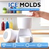 4 Pack Ice Molds Compatible with Hawaiian Shaved Ice, Shaved