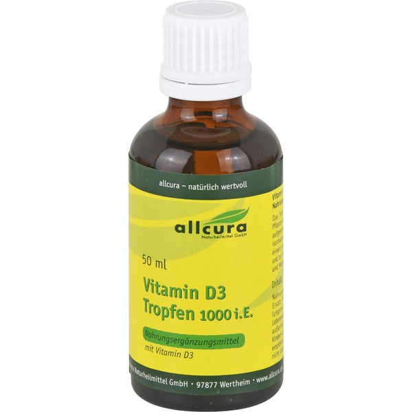 Vitamin D3 Tropfen 1000 I.E., 50 ml TRO