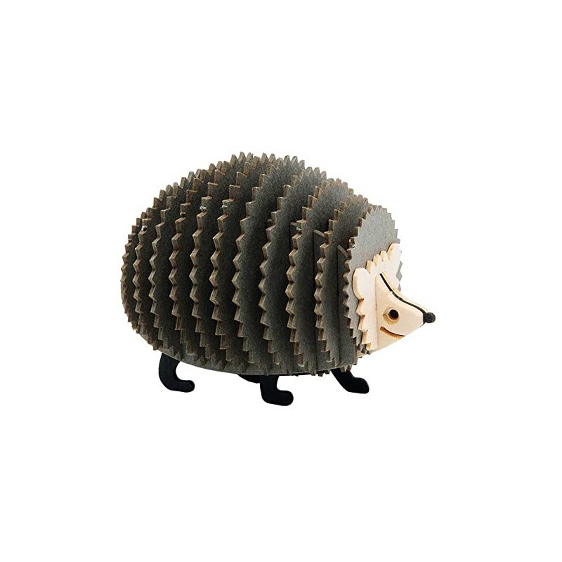 Fridolin 3D Paper Model Hedgehog