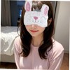 Ipetboom Sleep Mask Rabbit Design Soft Silk Eye Mask for
