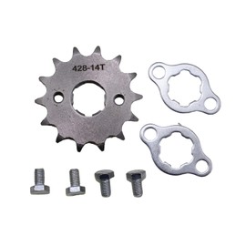 Motorcycle Engine Chain Sprocket Sprockets Small Replacement Teeth Against Sprocket for 50cc 70cc 90cc 110cc 125cc 140cc 160cc Dirt Pit Bike, Mini Bike, TaoTao, Roketa, Coolster, Sunl, ATV, Quad (428