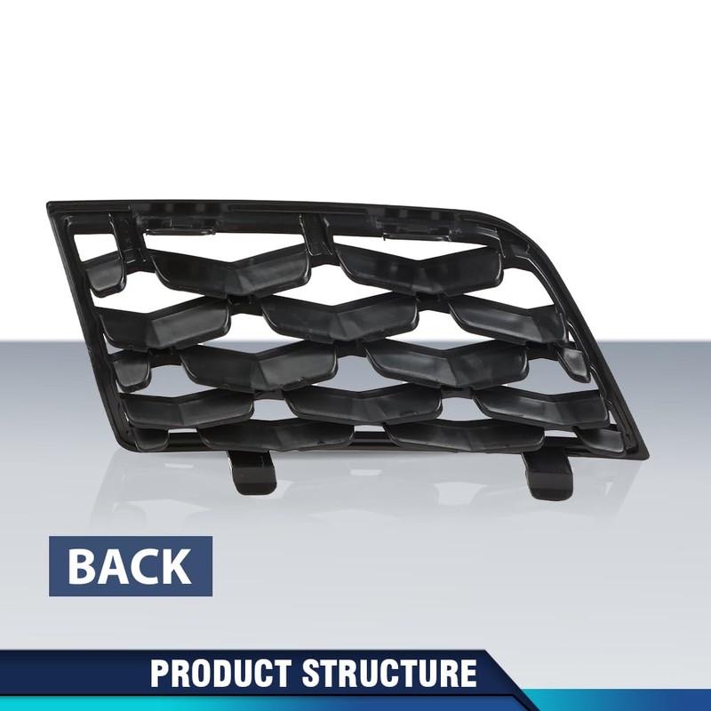 PIT66 Front Bumper Air Inlet Grill Cover Passenger Right Side