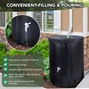 Rihogar 100 Gallon Rain Barrel - Portable Rain Water Collection