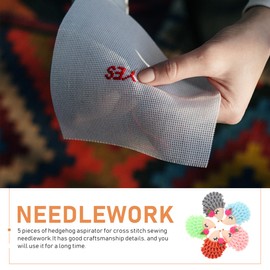 Ciieeo 5pcs Hedgehog Needle Minder, Magnetic Cross Stitch Needle Holder, Portable Sewing Accessories, Assorted Colors