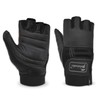 Global Leather Wheelchair Gloves - Black - Medium