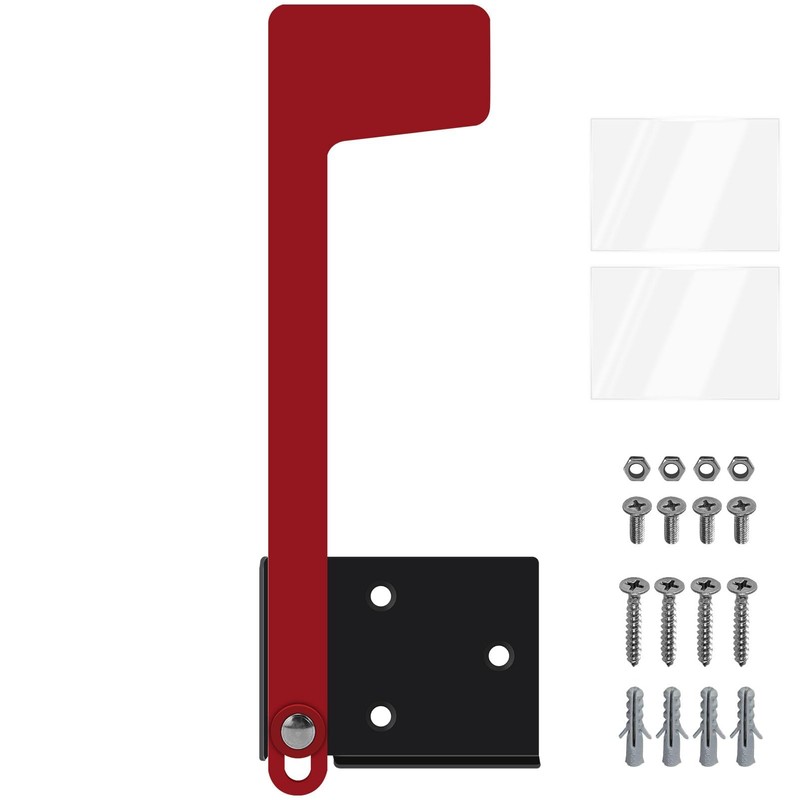 Merear Mailbox Flag Replacement Kit, Galvanized Steel Flag for Mailbox,