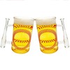 17oz Acrylic Mug with Handle,Baseball Gifts for Men, Beer Cup