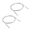 Mtsooning 2PCS Igniter Ceramic Electrode, 900mm/35.43inch Ignitor Wire and Ceramic