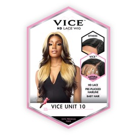 Sensationnel lace front wig - vice lace wig unit 10 (LT613/BLUE)