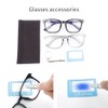 AFNWQI Fashion Square Blue Light Blocking Glasses - Clear Computer