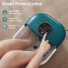 CURECURE Collapsible Foot Spa Bath Massager with Heat, Bubble and