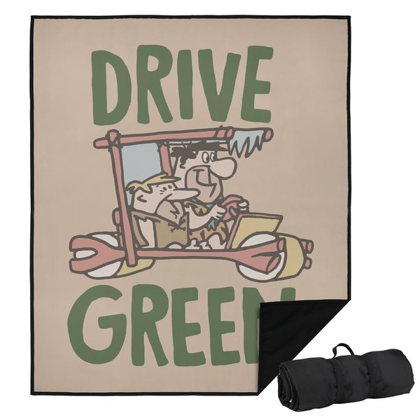 LOGOVISION Flintstones Picnic Outdoor Blanket, 50"x60" The Ecofriendly, Foldable Blanket