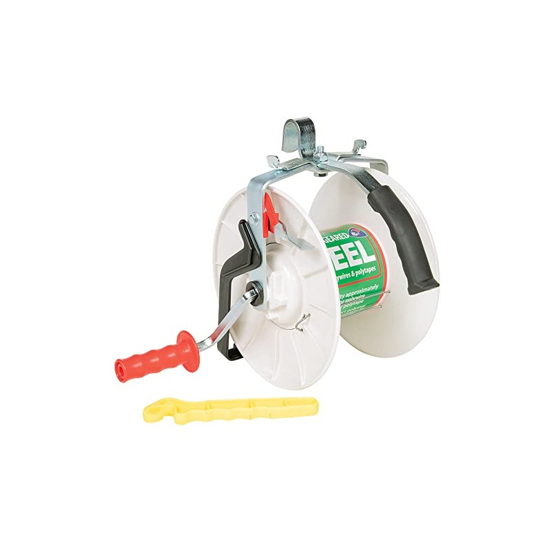 3:1 Geared Fence Reel - Strainrite White