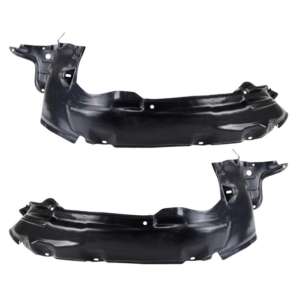 TRQ TRQ Front Inner Fender Liner Set Compatible with 2001-2004