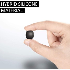 airFit [3 Pairs] Ear Tips for Airpods Pro Replacement Silicone Ear Buds with Noise Reduction Hole(Fit in Charging Case)Small Tips | Black