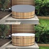 Schleuder Universal Thermal Round Hot Tub Cover, Waterproof, UV Resistant,