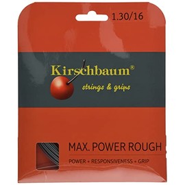 Kirschbaum MP 130-200 Reel Max Power Tennis String, 17-Gauge, Grey