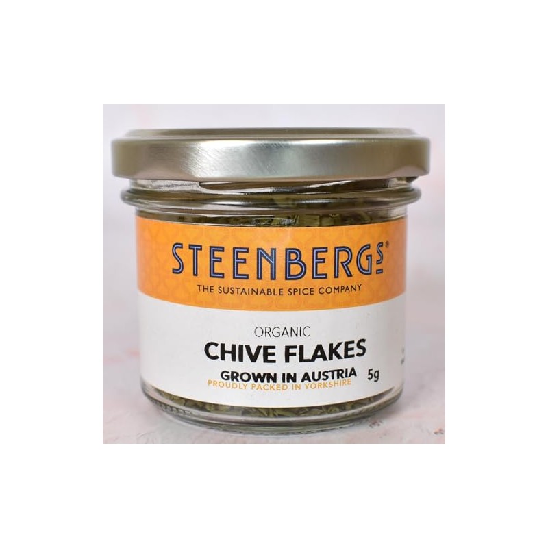 Steenbergs Organic Chives Standard Jar - 5g Dried Herb