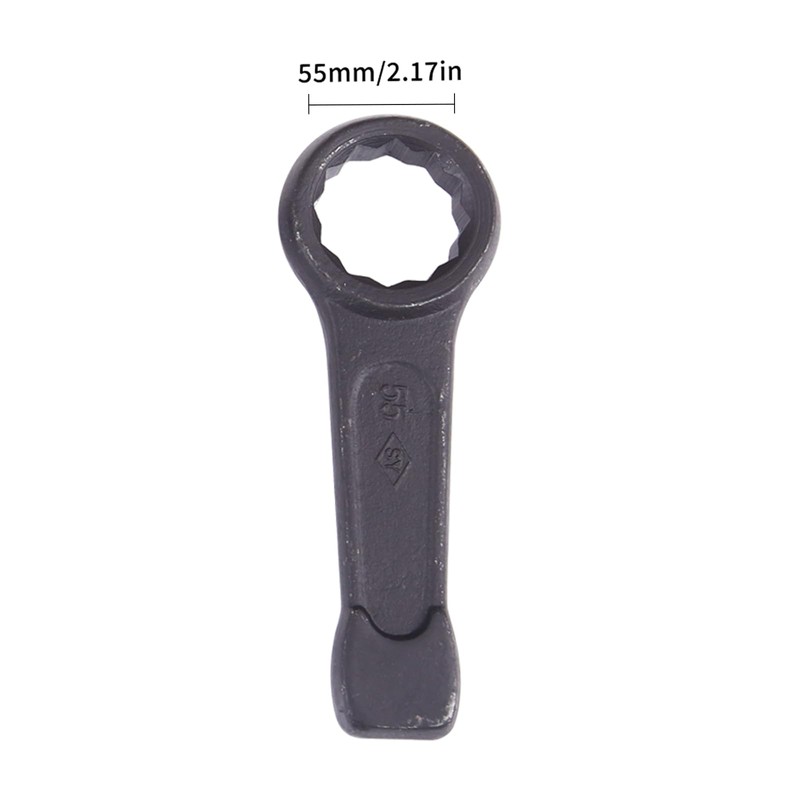 HCXUANWJTL 55mm Box End Striking Ring Wrench, High Tensile Steel