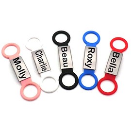Slide On Pet ID Tag for Dog Collars Slide on Aluminium Pet Id Tag Dog ID Tag