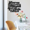 LIYOUYA Proverbs 3:6 Metal Wall Decor - Scripture Motivational Christian
