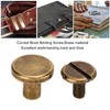 200 Set Chicago Screws Set 9.5x8mm Hard Thick Brass Uniform