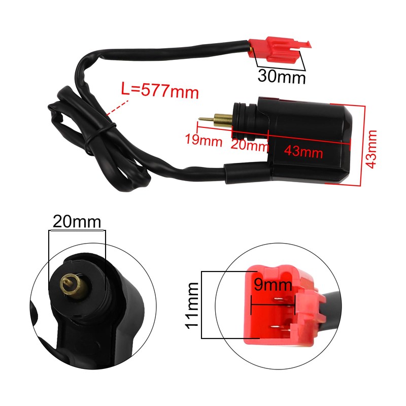 FLYPIG Carburetor Automatic Electric Choke Fit for 50cc 125cc 150cc