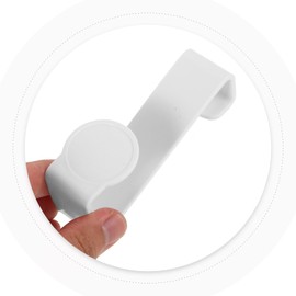 3pcs Potty Hook Toilet Tank Hooks Potty Ring Hook Bathroom Wall Hangers Plastic Hanging Hook Punch Cabinet Hook for Hanging Training