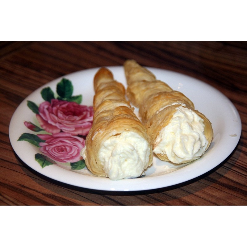 Hörnchen Backform 10er Set Edelstahl (140 mm x 35 mm)