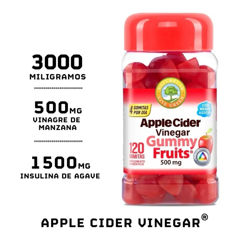 Baja De Peso Gomitas Vinagre De Manzana Naturelab
