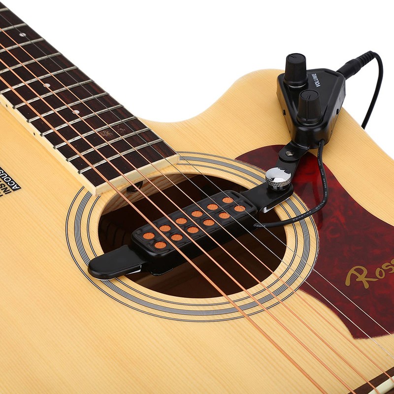Acoustic Guitar Pickup, 12 Hole Guitar Pickup, Electric Converter Pickup