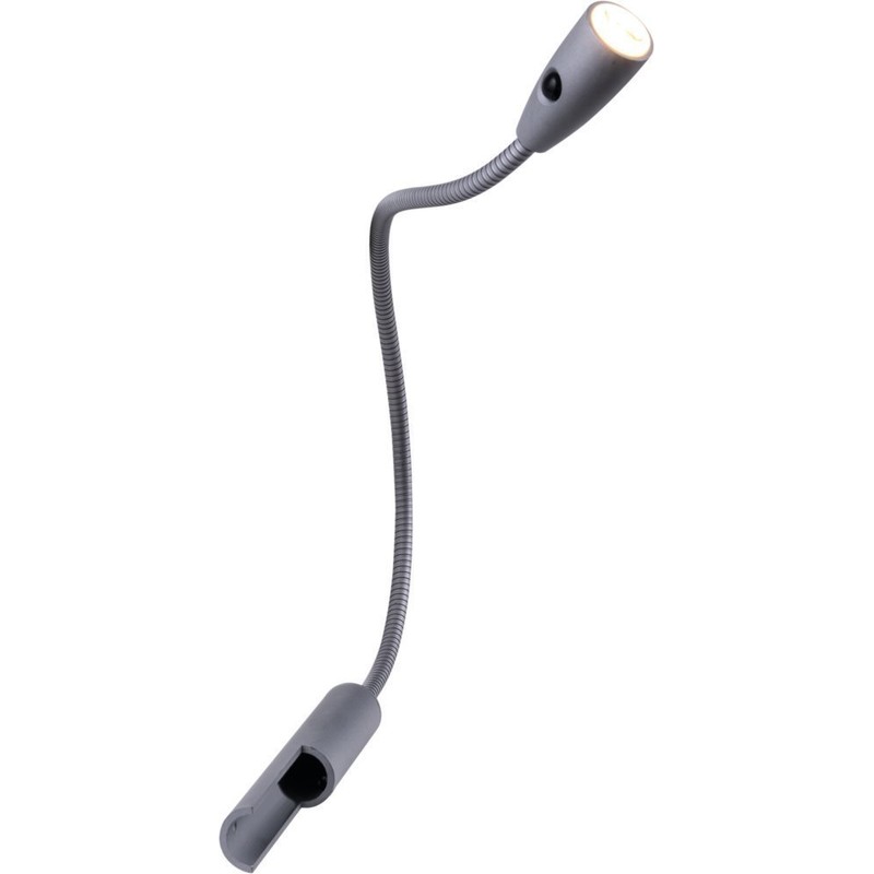 Heitronic LED-Nachttischlampe 1.5W Warm- white Berta 27745 silver