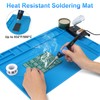 STREBITO Silicone Soldering Mat Electronics Mat, Solder Pad Heat Resistant