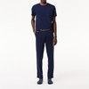 Lacoste Men's Multicolor Waist Pajama Pants, Navy Blue, Medium