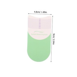 BIUDECO 5pcs Professional Eyelash Extension Measuring Tape Lash Ruler Grafted Lash Ruler Measuring Tool Beauty Tools