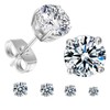 LOVME Earrings Studs Set for Women Men, Hypoallergenic 316L Stainless