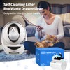 60 Pack Litter Box Robot 3 4 Waste Bags, Self