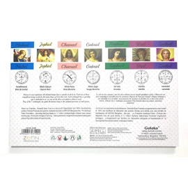 GOLOKA Archangel 7 Pack Assorted Incense Stick Set - 105 Sticks - 15 grams per pack - Archangel Michael, Archangel Jophiel, Archangel Chamuel, Archangel Gabriel, Archangel Raphael ,Archangel Uriel, Archangel Zadkiel.