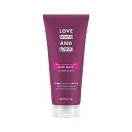 Love Beauty and Planet Hair Mask Deep Conditioning Treatment Vegan Collagen + Keratin & Sun-Kissed Mandarin for Damaged, Fragile Hair Sulfate-free, Silicone-free, & Paraben-Free 6 oz