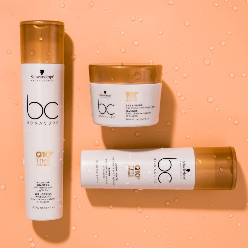 BC BONACURE Q10+ Time Restore Micellar Shampoo, 33.8-Ounce